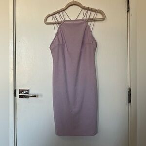 Lavender mini dress
